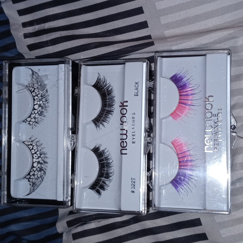 $1! ( 3 ) NIP Designer False Eyelashes